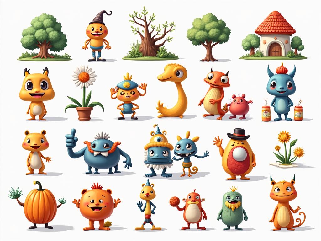 Custom illustration and vector art examples